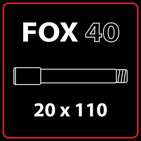 Ось для вилки FOX 40 | 20 x 110 | redline