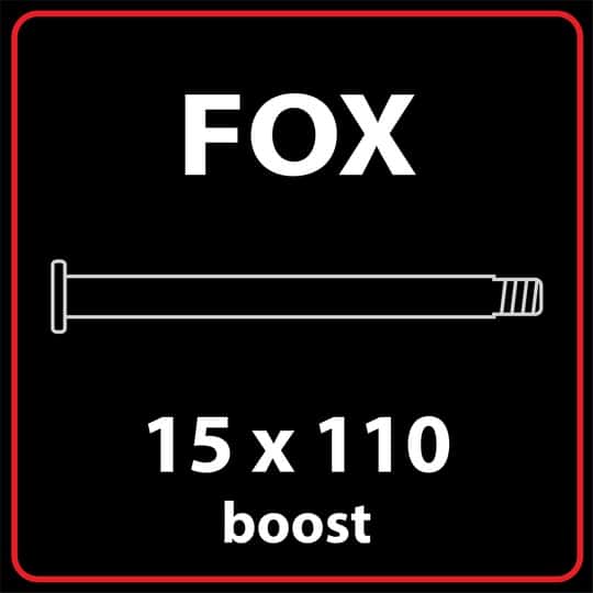 Ось для вилок FOX | 15 x 110 boost | чёрная